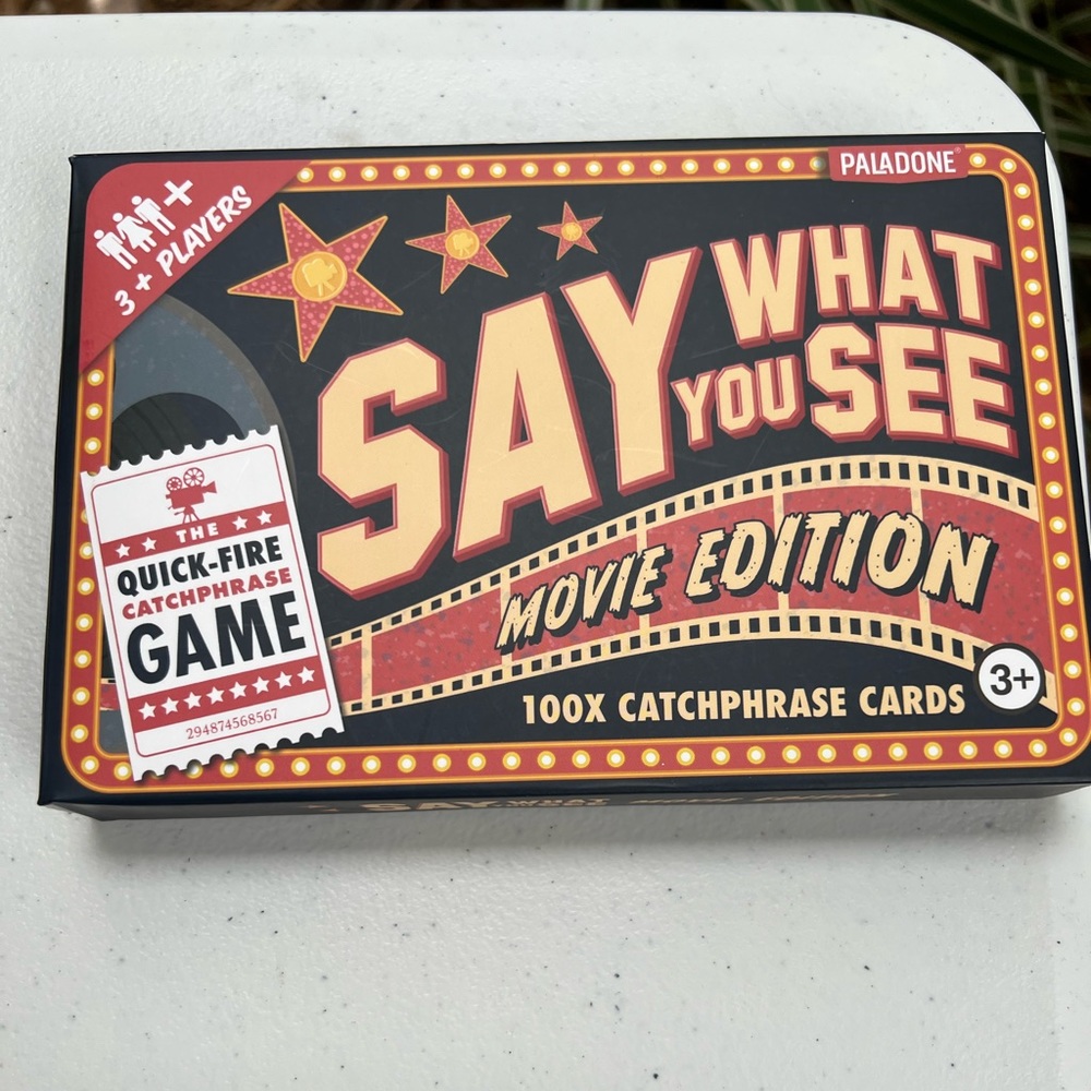 Say What You See Movie Edition Game Catchphrase Quickfire